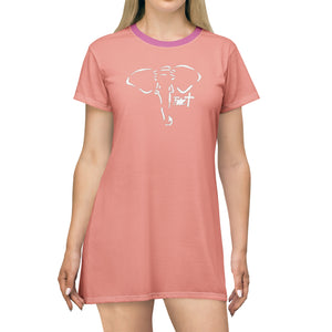 Original Elephant T-shirt Dress