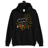 Elephant Dancing In the Leaves Hoodie