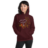 Elephant Dancing In the Leaves Hoodie